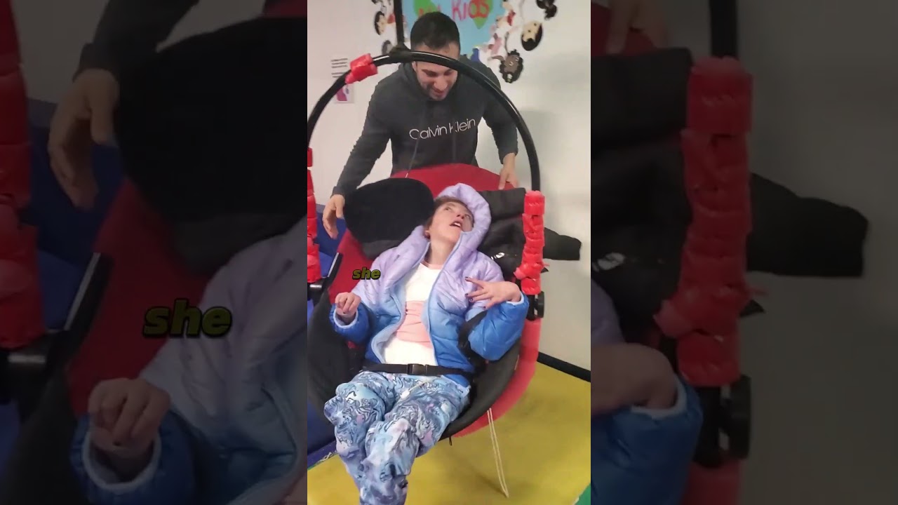 How my disabled daughter has Fun #family #shorts #short #cute #funny #mom #trending #youtubeshorts