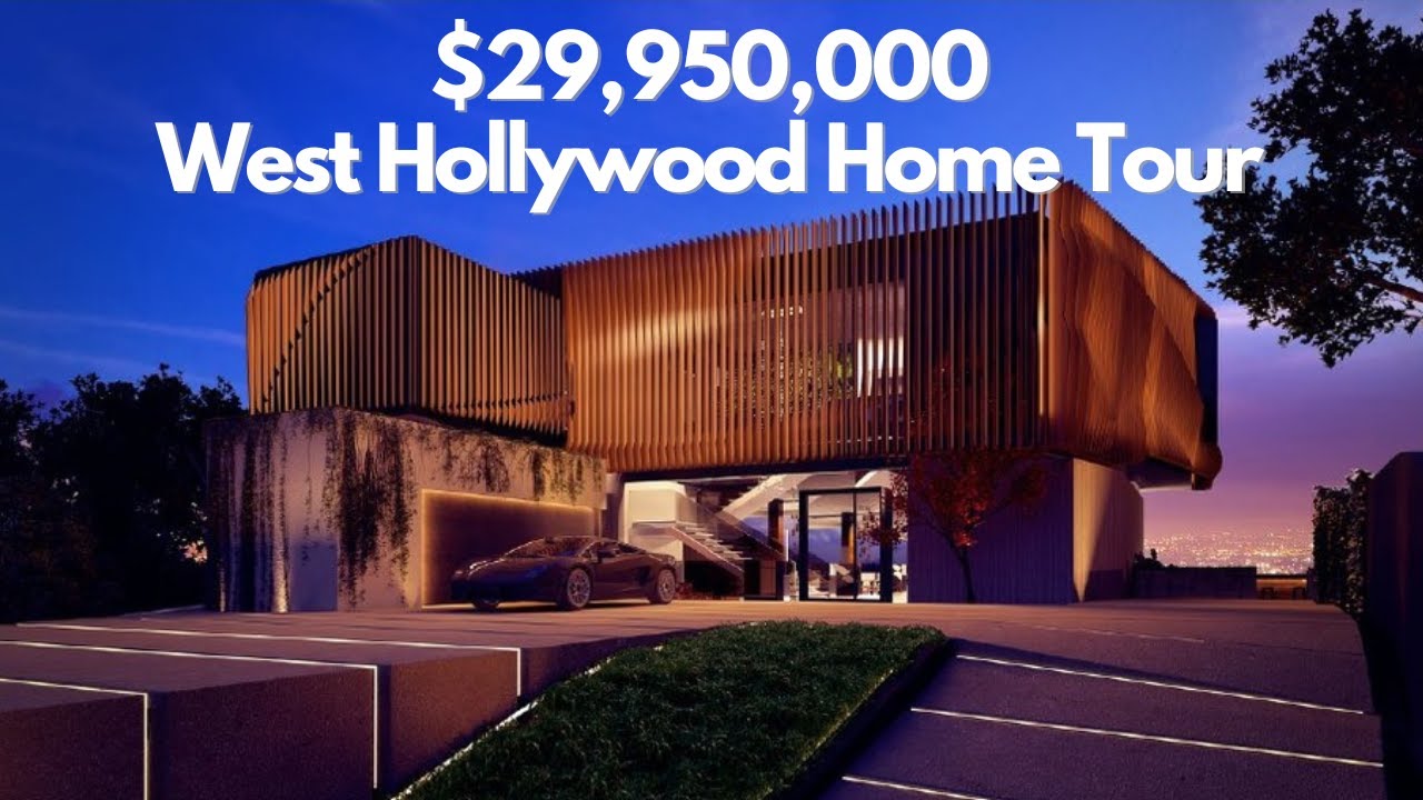 Inside a STUNNING $29.95M West Hollywood Home With Incredible Views