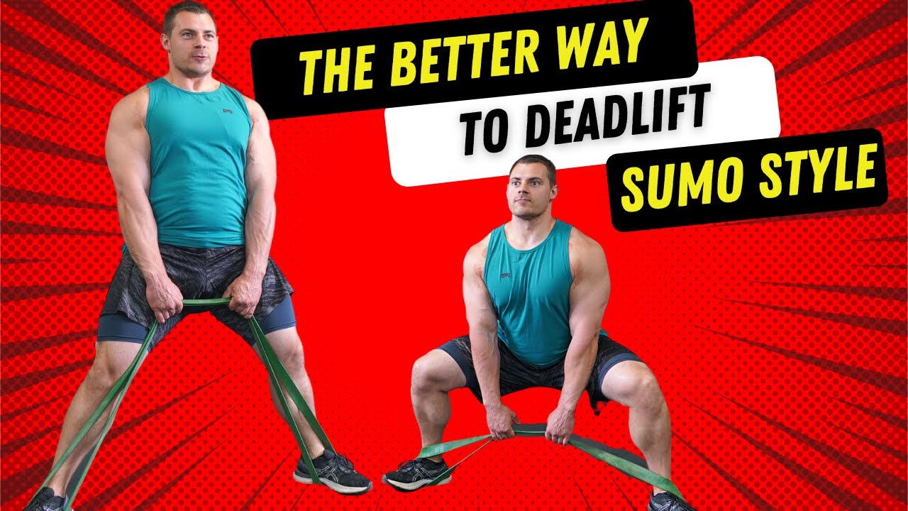 Sumo Deadlift Technique - How To Sumo Deadlift With Barbell or Bands!