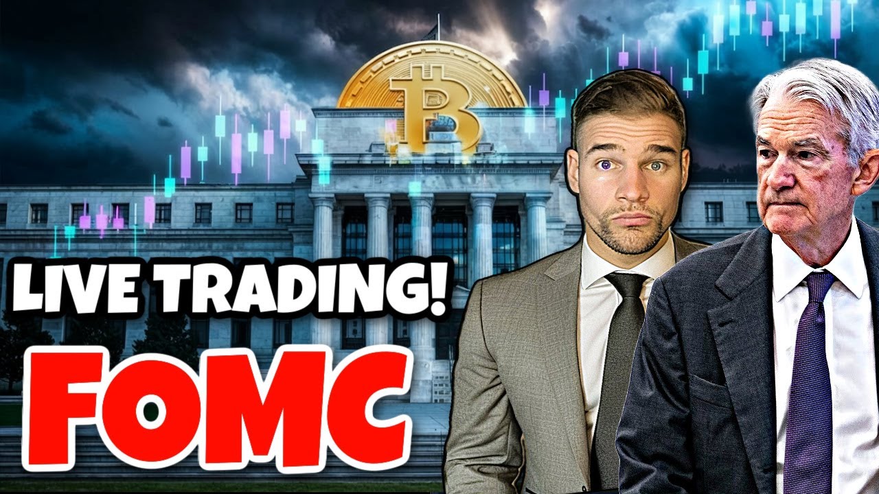 Live Trading FOMC! JEROME POWELL SPEAKS! Bitcoin, Gold & Silver Moves