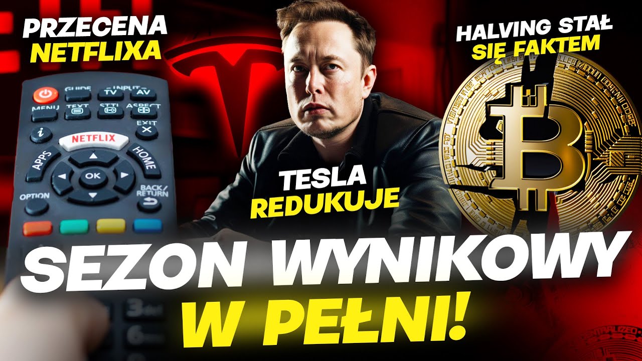 Sezon wynikowy! Tesla redukuje, akcje Netflixa topnieją w oczach | RYNKOWY ALERT