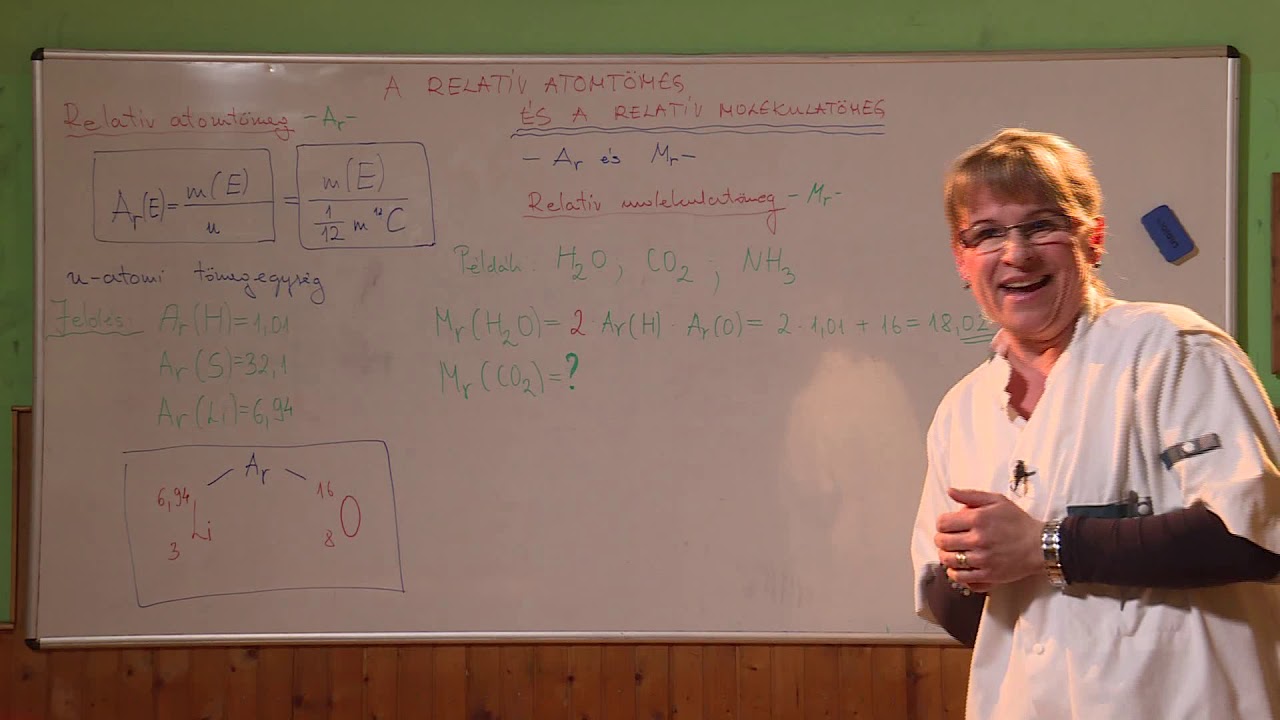 Relatív atomtömeg és a relatív molekulatömeg