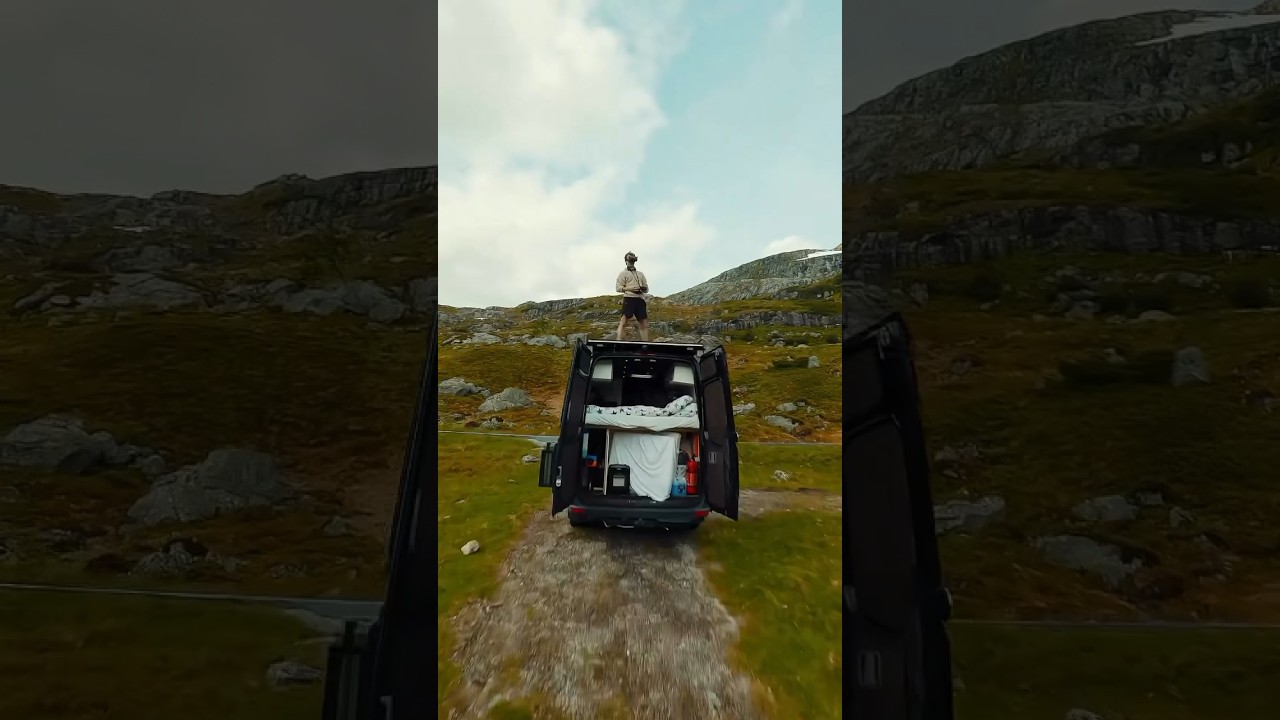 Through the campervan and into the wild🌿✨ #fpv #drone