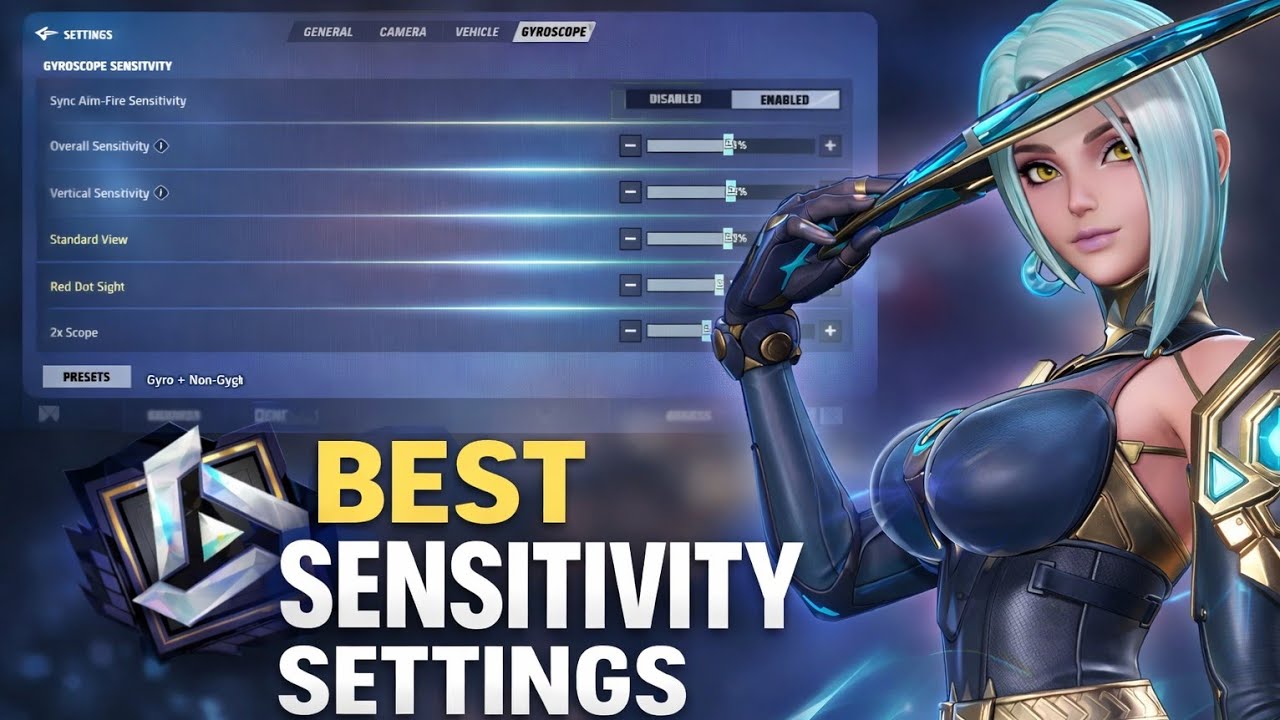 BEST SENSITIVITY GYRO + SETTINGS FOR MOBILE AND IPAD FOR FARLIGHT 84 FPP NEW UPDATE 2025