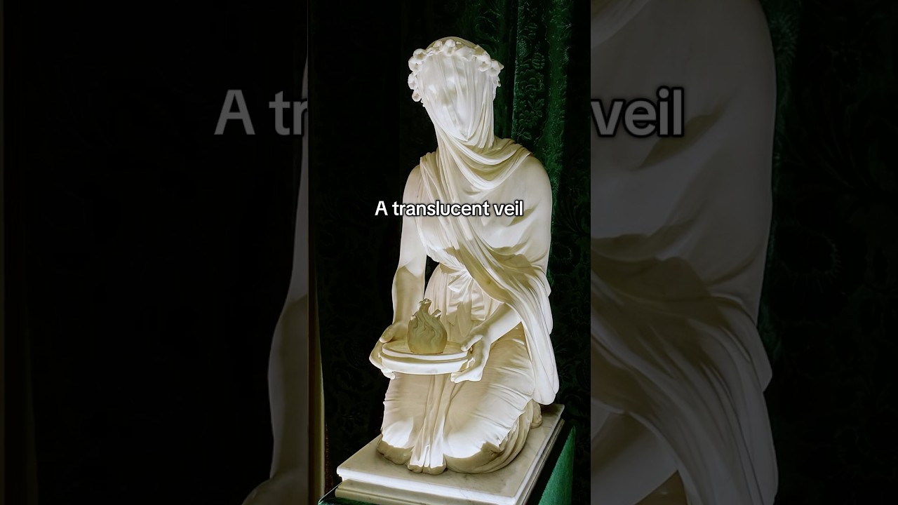 The beauty of veiled sculptures #history #art