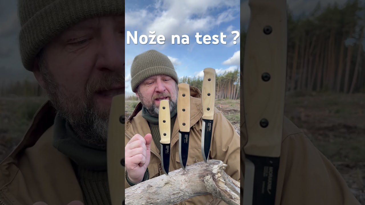 Nože na putovn&iacute; testov&aacute;n&iacute; ? #bushcraft