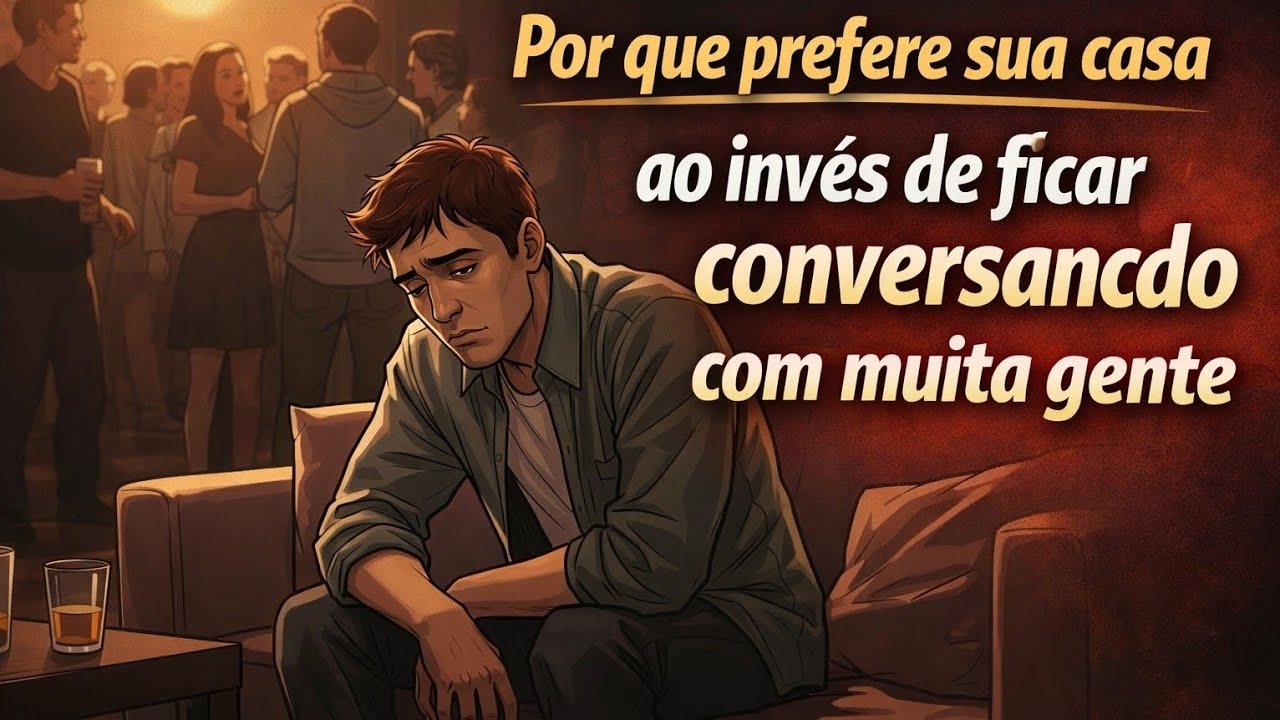 Por que prefere sua casa ao invés de ficar conversando com muita gente!!! 