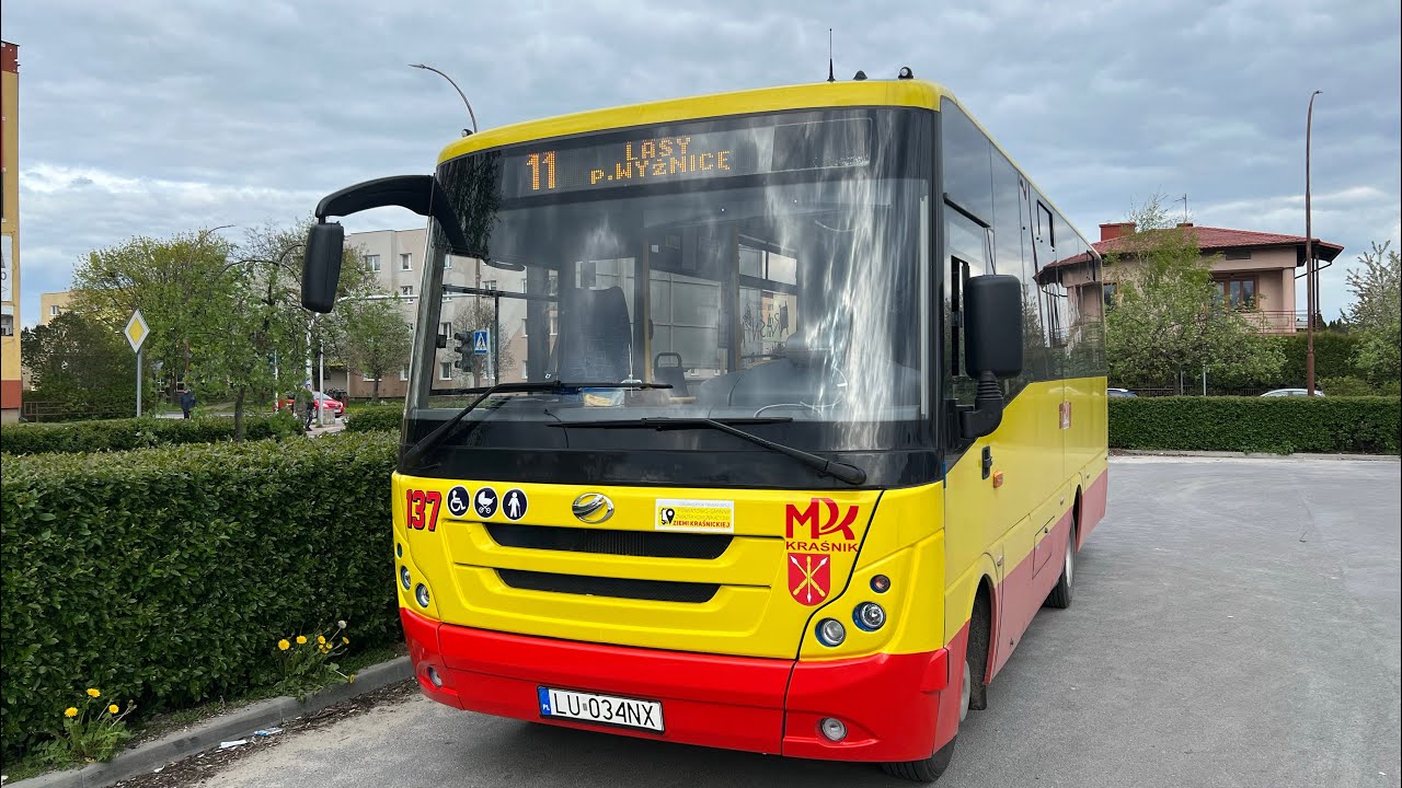 MPK Kraśnik linia 11 Mickiewicza - Lasy przez Wyżnicę