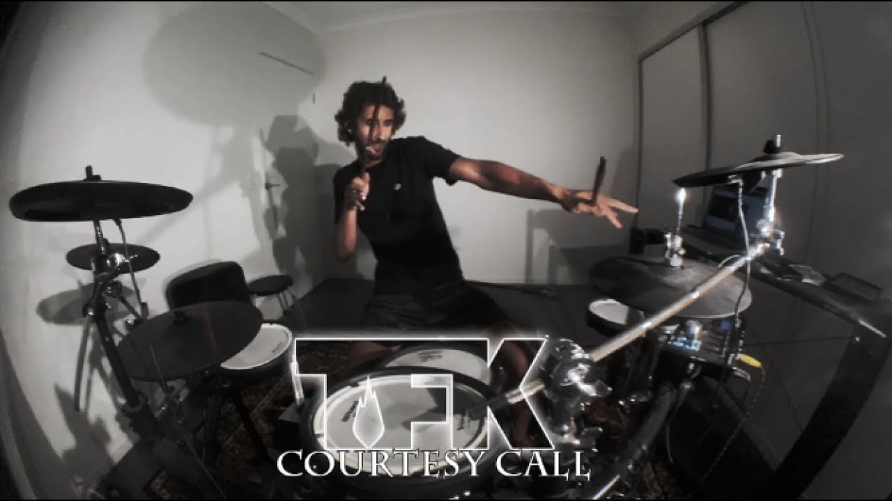 Thousand Foot Krutch - Courtesy Call - drum cover