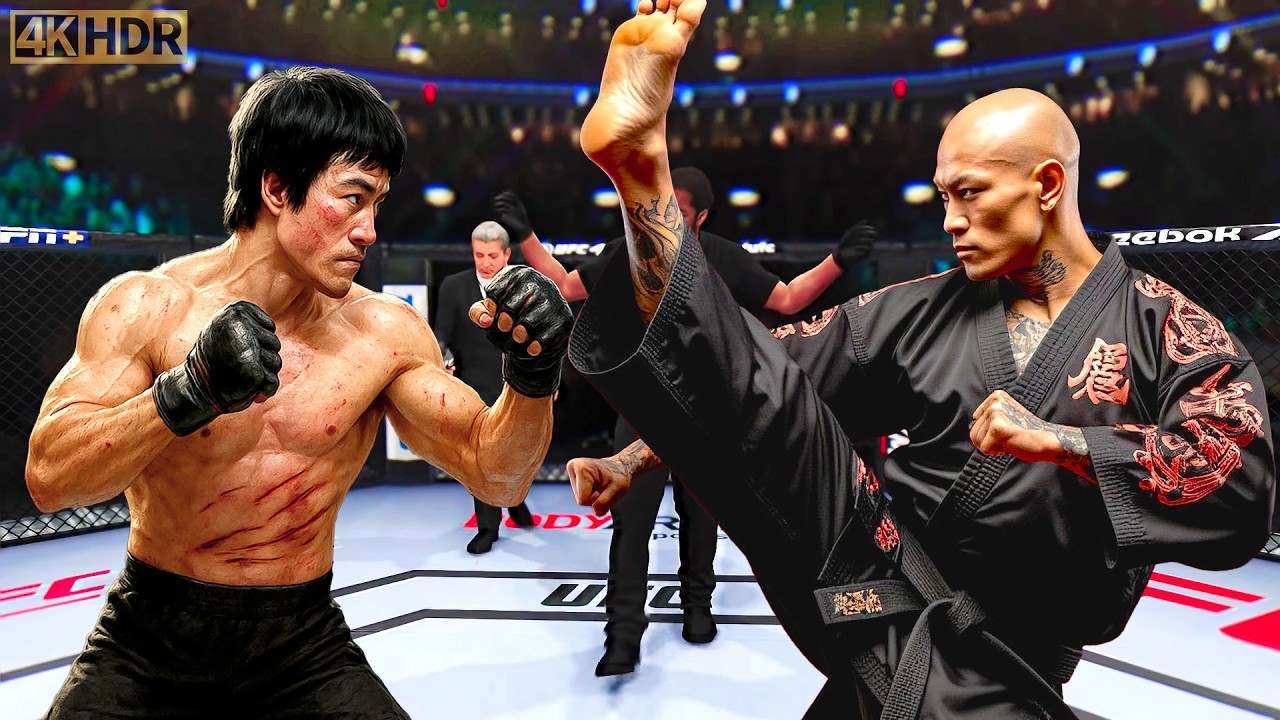 TRUE Bruce Lee vs. Sakura Warrior | EA Sports UFC 5