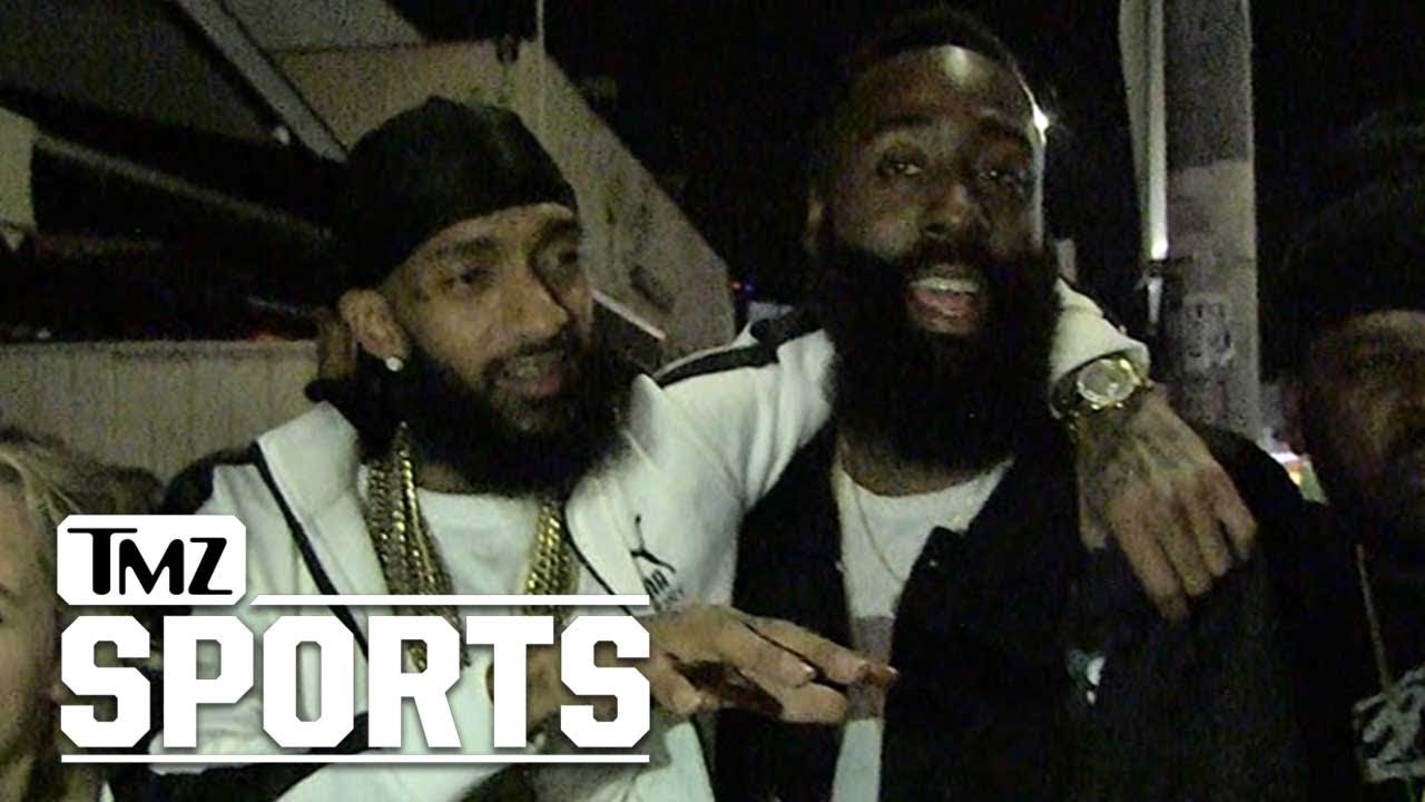 Nipsey Hussle Bros Down w/ James Harden, You're an L.A. Legend! | TMZ Sports