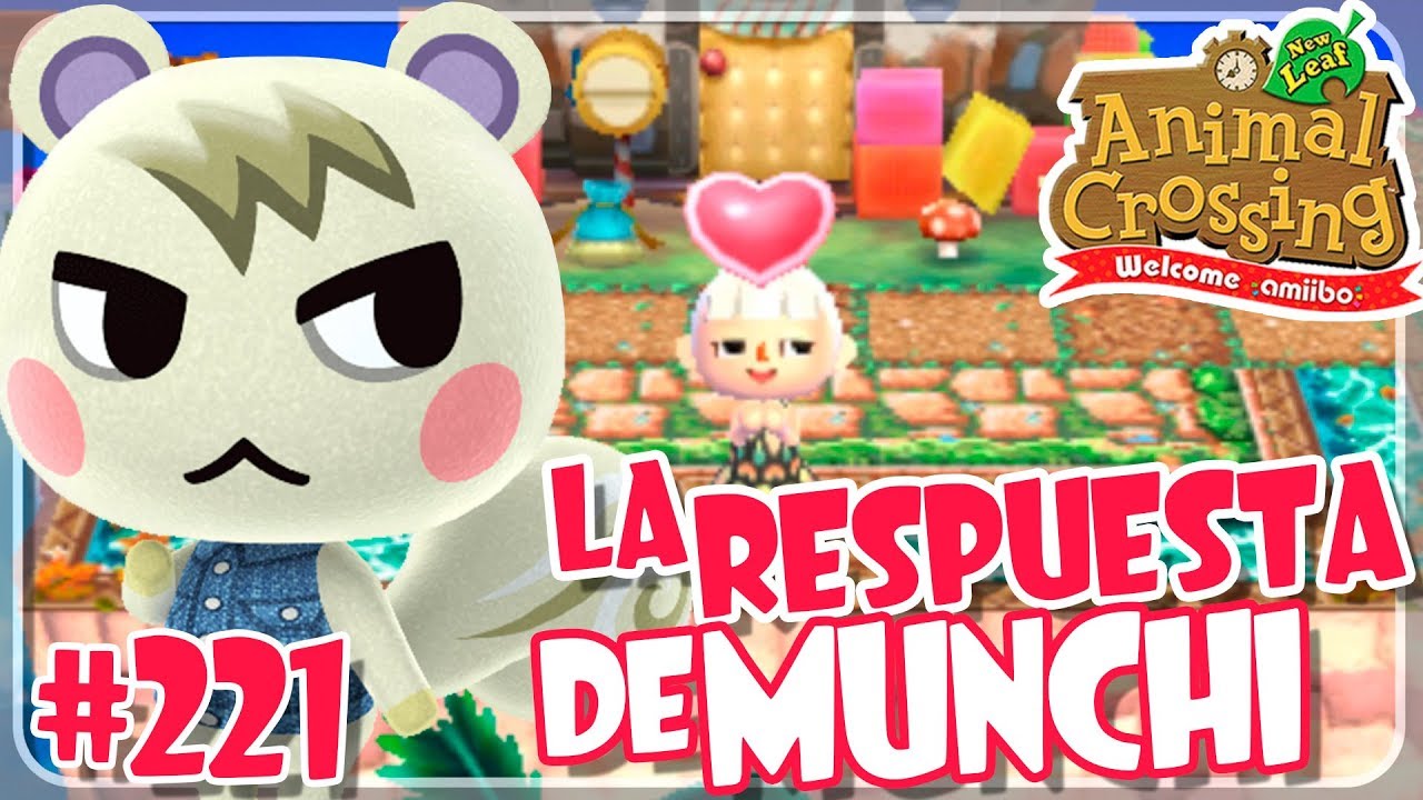LA RESPUESTA DE MUNCHI 💖 #221 ANIMAL CROSSING NEW LEAF WELCOME AMIIBO