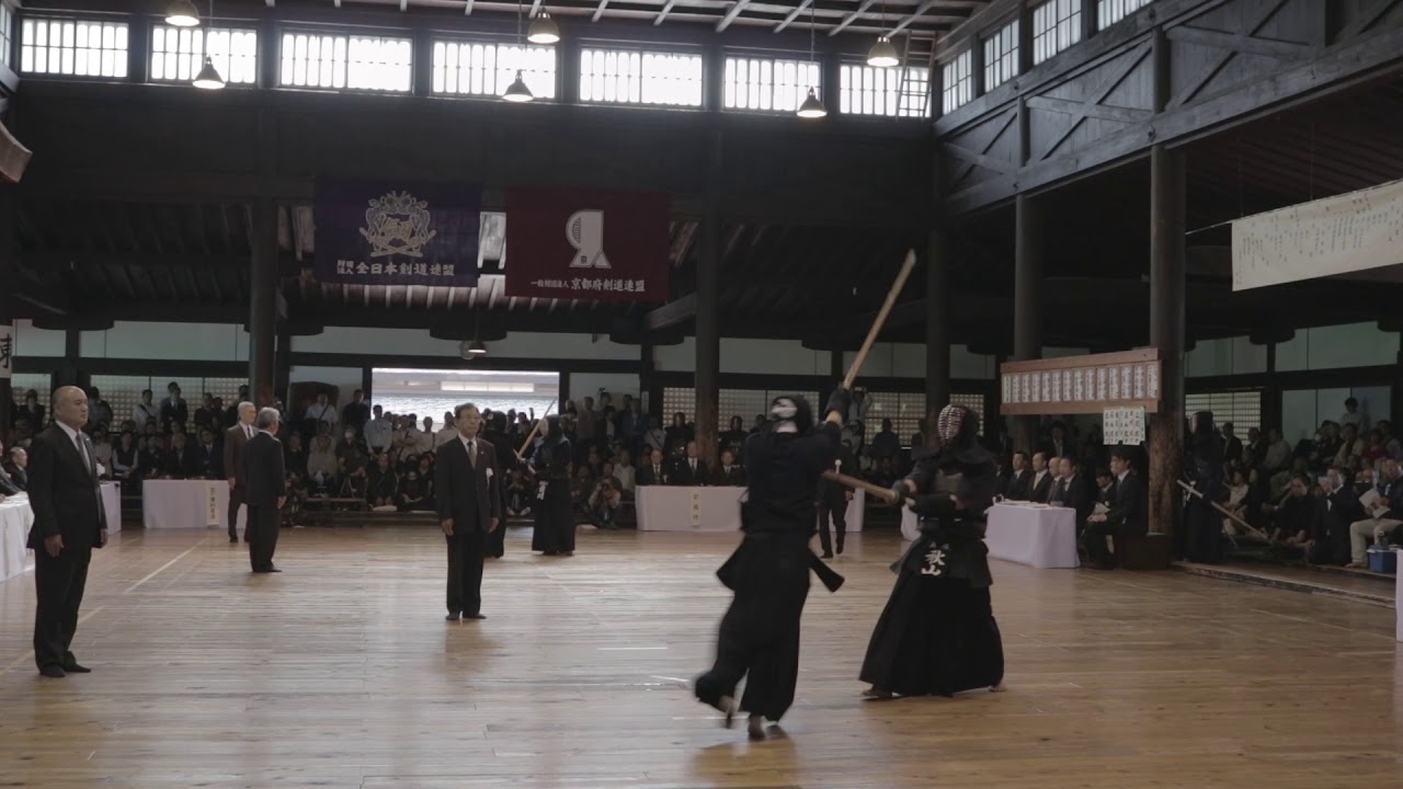 Chikamoto vs Akiyama -115th Kyoto Enbu Taikai (2019) - 8th Dan Kyoshi no Bu