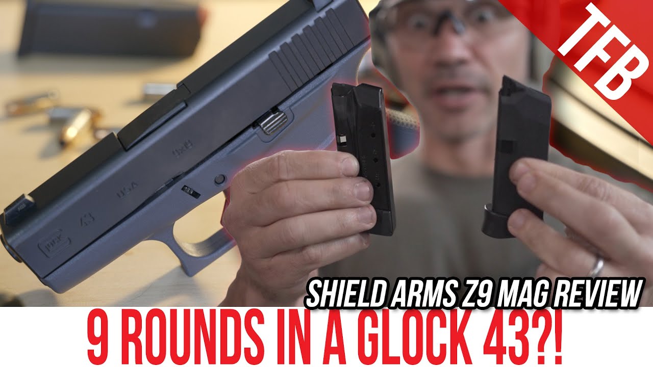9 Rounds in a Glock 43? Shield Arms Z9 Magazine Review