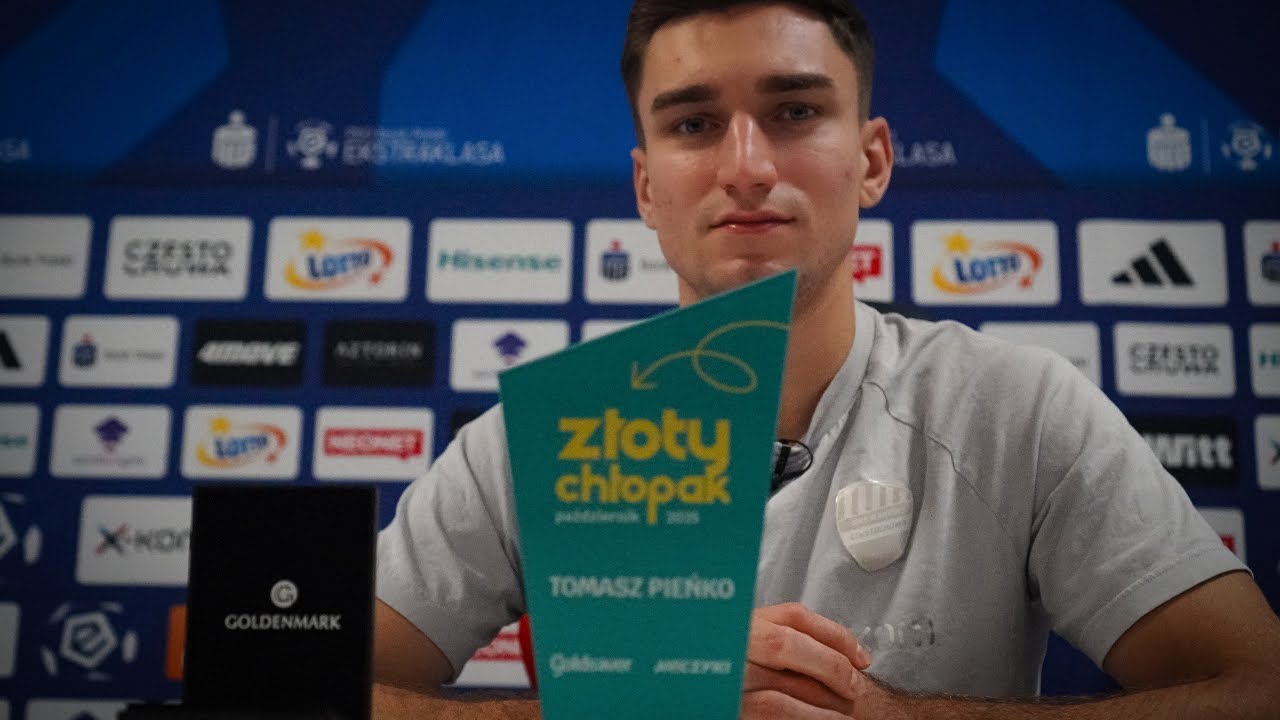 Tomasz Pieńko to "Złoty Chłopak"! Zawodnik Rakowa Częstochowa laureatem plebiscytu Goldsavera