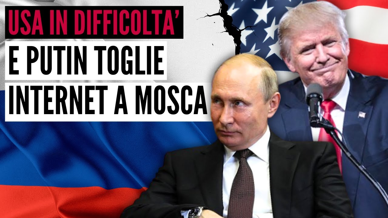 🔴 LIVE: la RUSSIA è senza INTERNET e TRUMP può perdere in IRAN