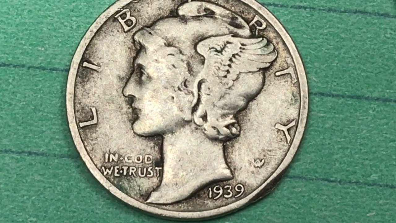 US 1939 Mercury Dimes Worth Money - United States Coins