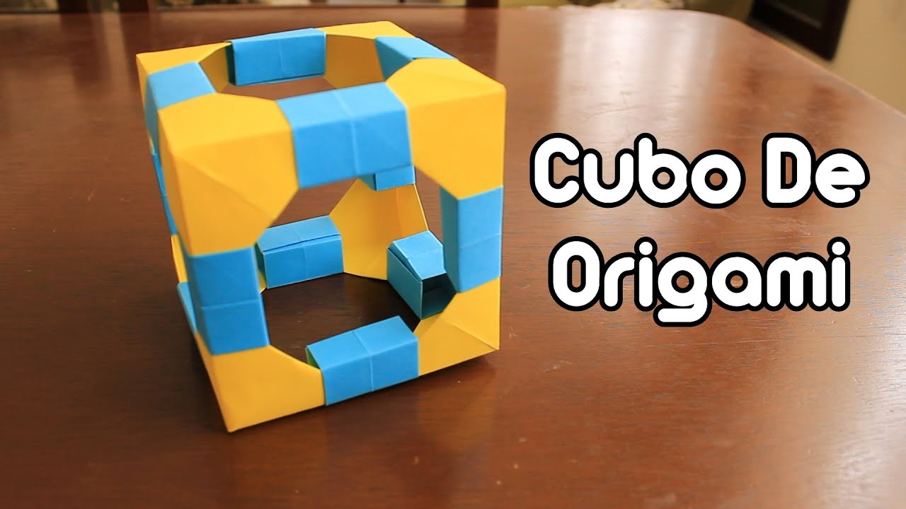 Origami Cube / Cubo De Origami TUTORIAL!