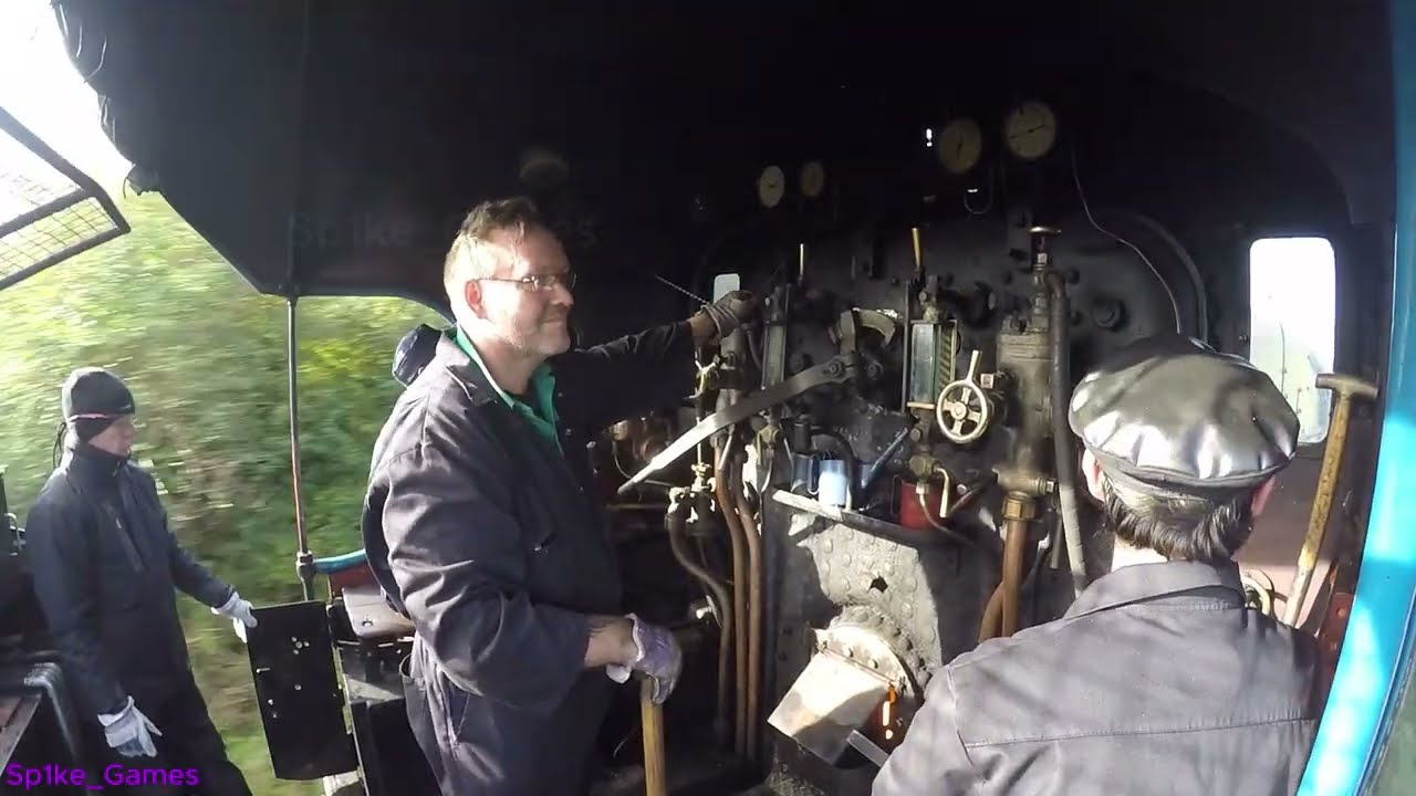 RPSI No.85 Merlin departing Antrim (Footplate View)