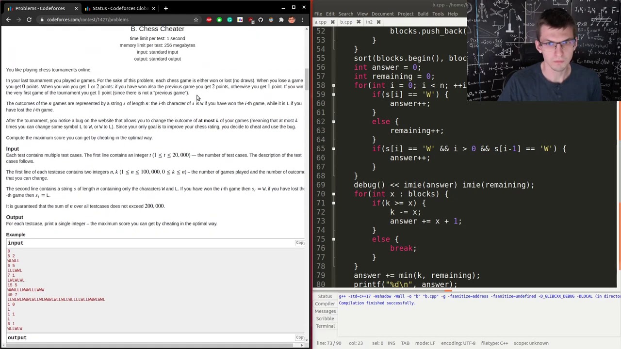 Codeforces Global Round 11 Screencast