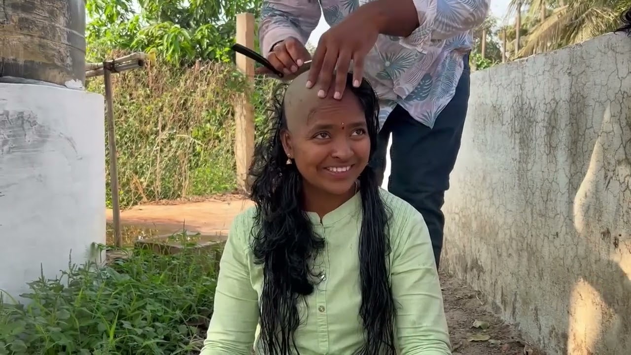 Long Hair Women Head Shave for Cause|Hair Donation In Andhrapradesh  ​#india