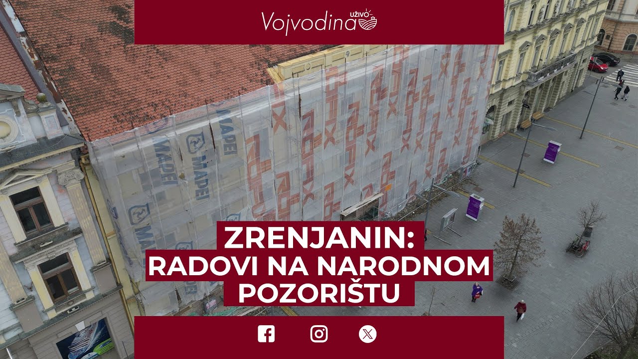 Zrenjanin: Radovi na Narodnom pozorištu