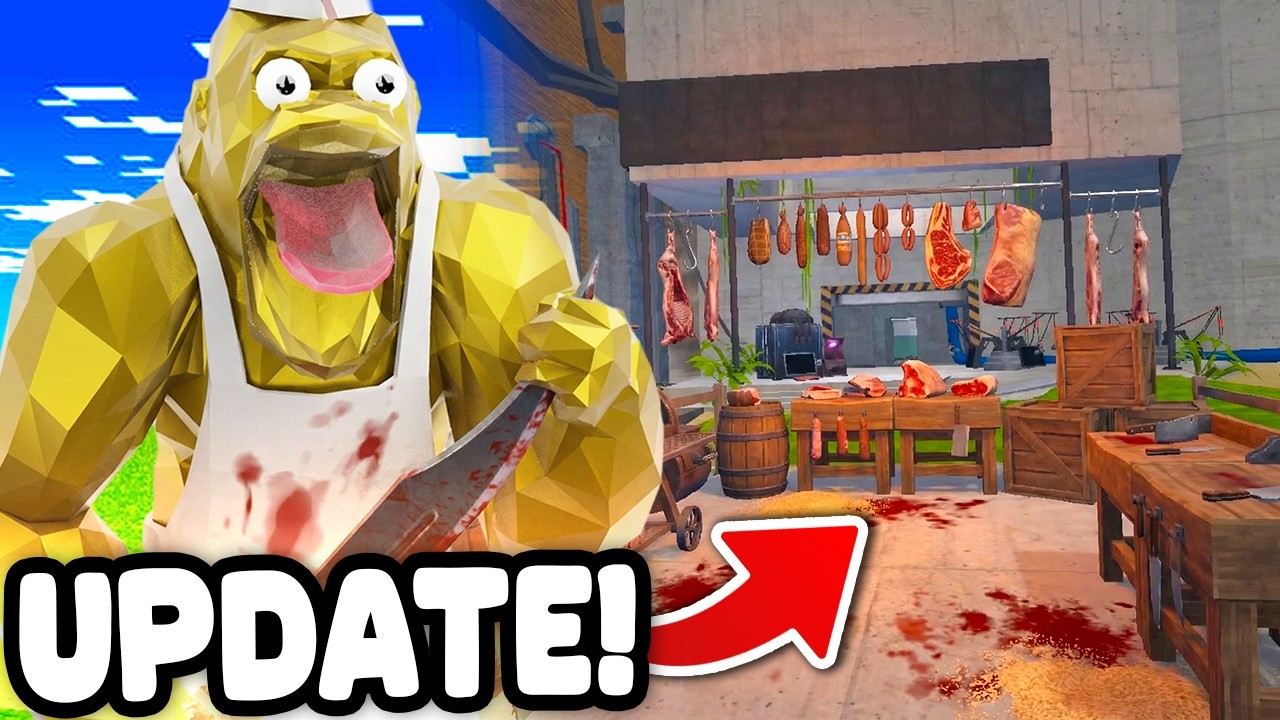 NEW BUTCHERS UPDATE is HIDING SECRET CRAFTING ITEM! (Animal Company VR)