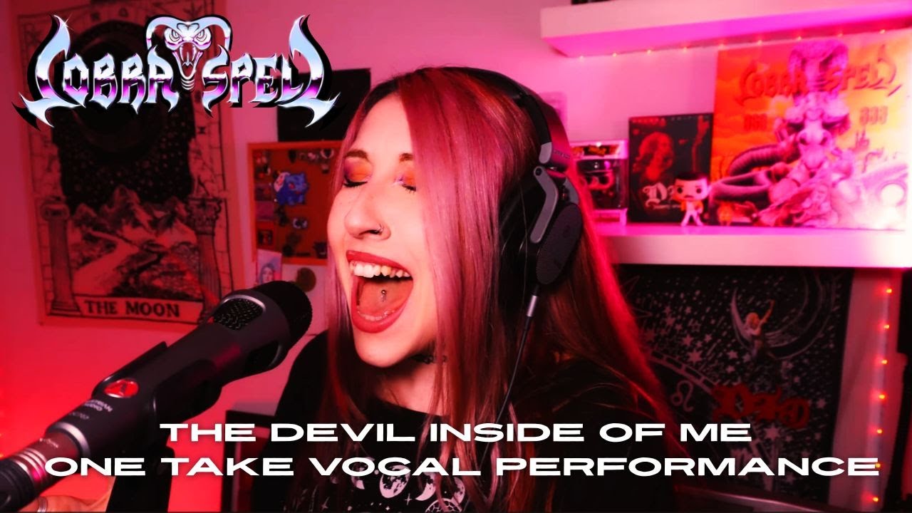 COBRA SPELL - The Devil Inside Of Me | One take Vocal Performance - Kristina Vega