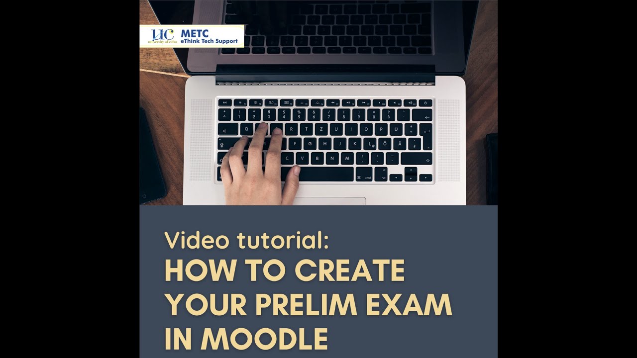 Creating an Exam in Moodle