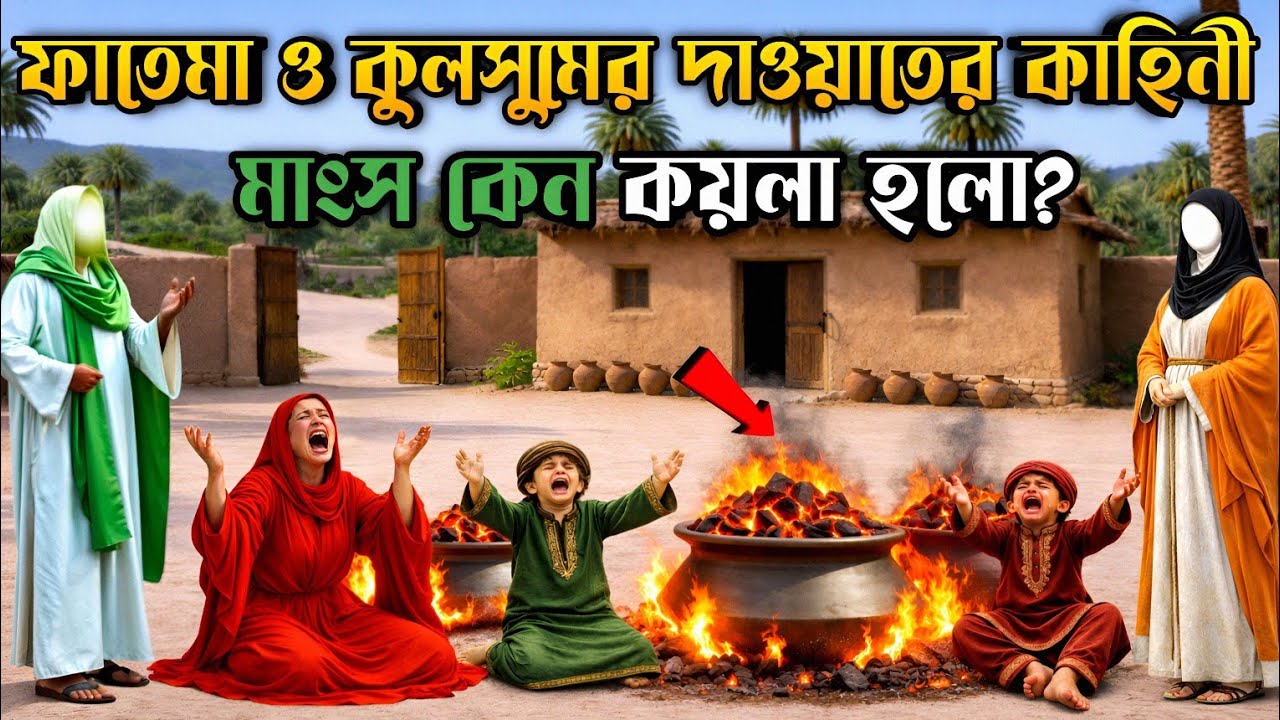 কুলসুমের ঘরে ফাতেমার দাওয়াতের কাহিনী | হযরত ফাতিমা রাঃ এর জীবনী | ইসলামিক কাহিনী | For You Barakah 