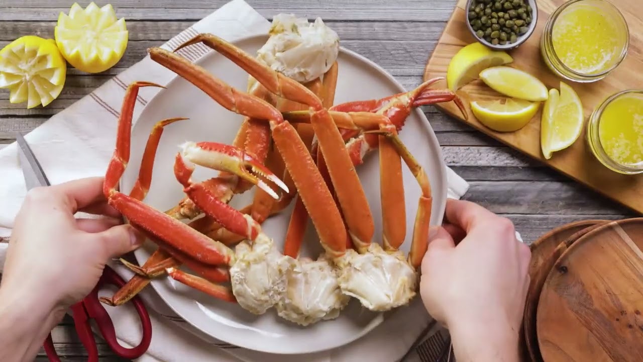 Oven Roasted Foil Wrapped Crab Legs