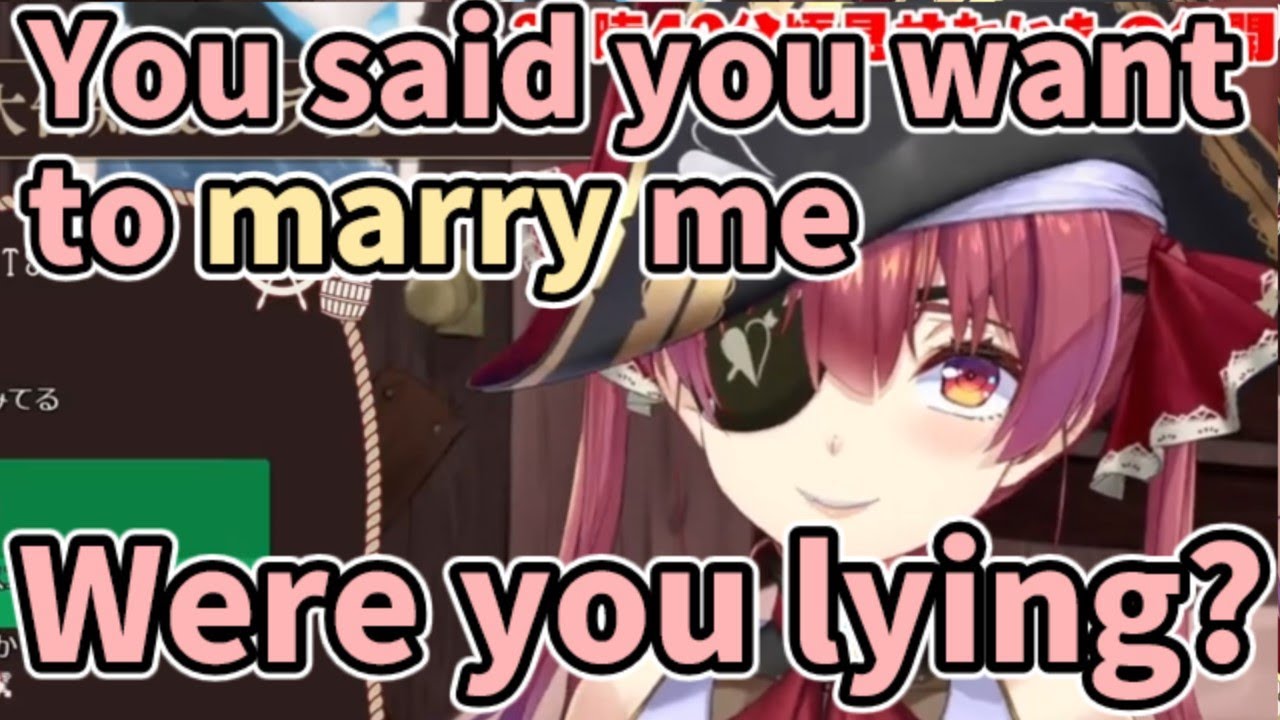 Viewers cannot get away from Houshou Marine [ENG SUB] Hololive