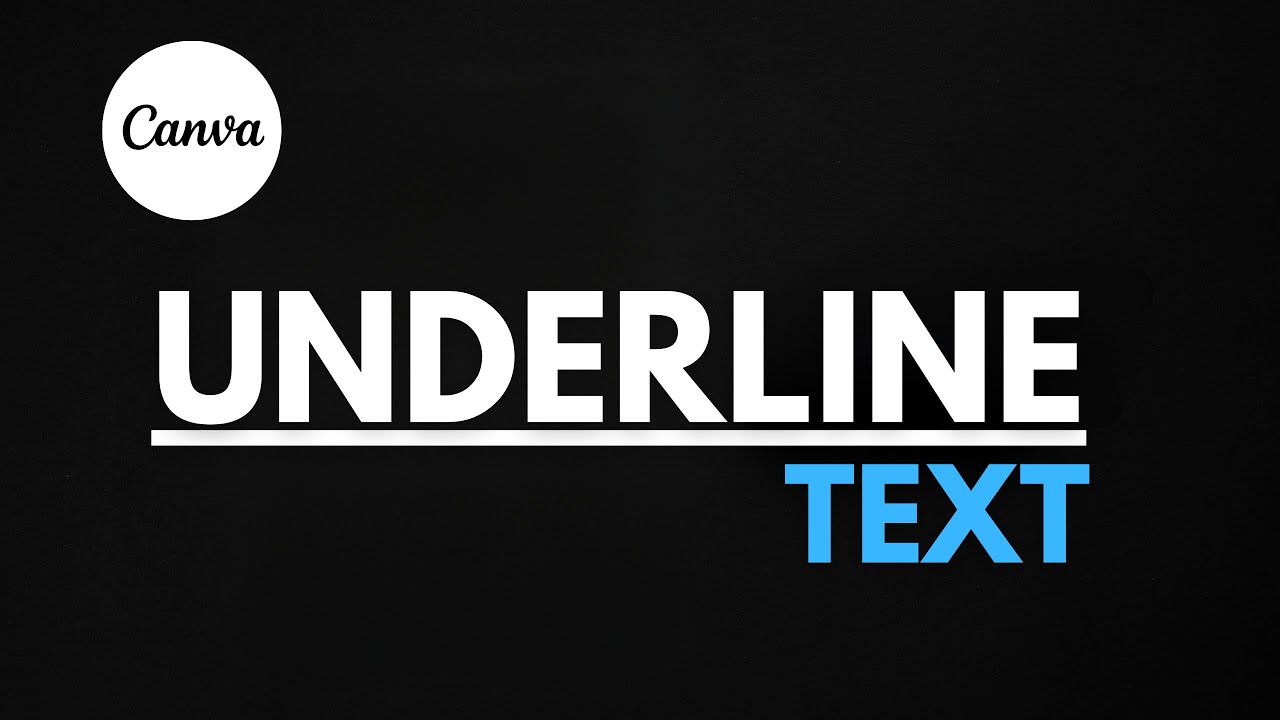 How to Underline Text in Canva (Simple Tutorial For Beginners)