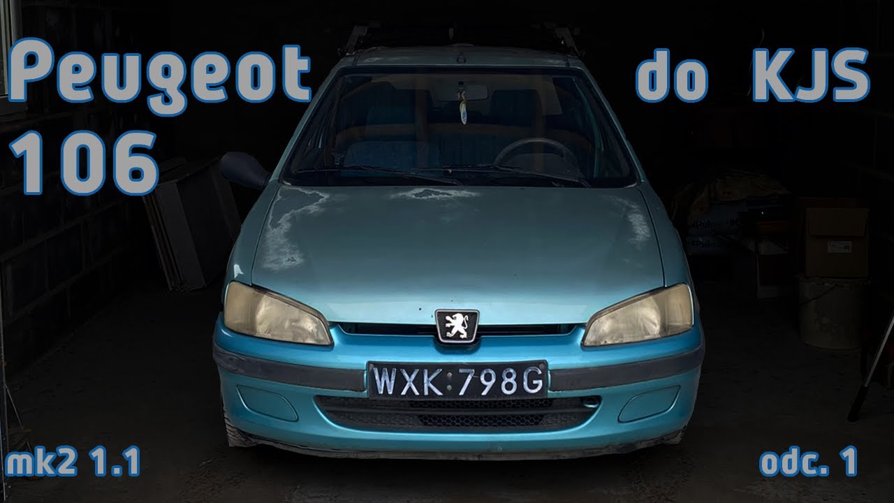 Peugeot 106 KJS - Wprowadzenie i walka ze zderzakiem | odc. 1