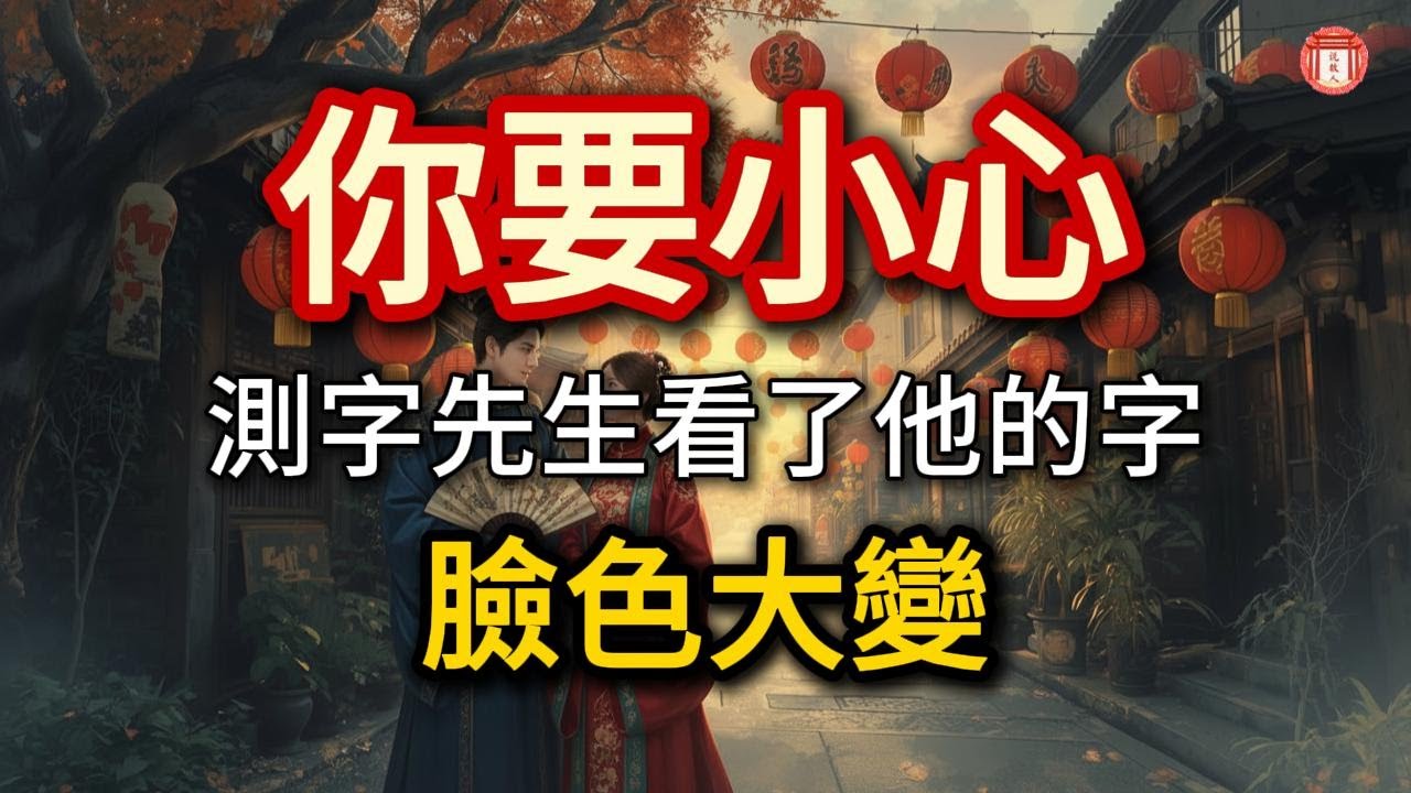 民間故事：《測字先生看了他寫的字，臉色大變說：你要小心》#说故人 #民间故事 #历史传奇 #人物故事 #古代传说 #故事分享 #社会百态 #人性探索