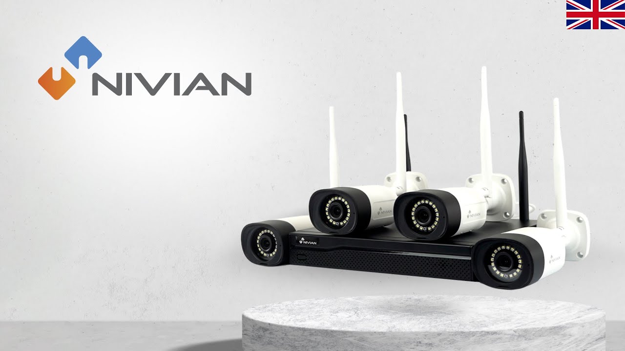 🔵 NV-KIT1030W6-4CAM | Video Surveillance Kit : 4 WiFi Security Cameras