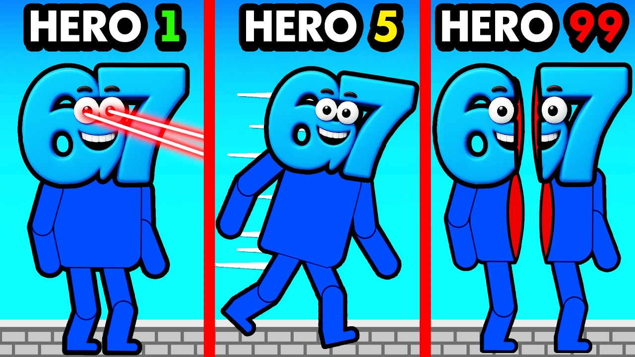 Upgrading 67 SUPER HEROES