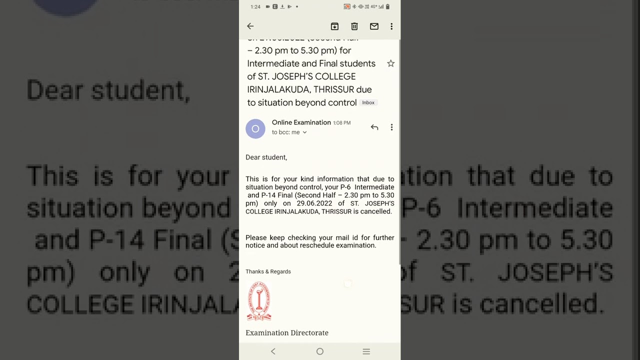 CMA EXAM CANCELLED 29 06 2022