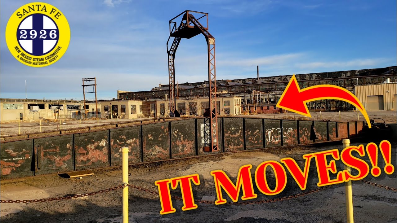 The NMSL&RHS Move The ABQ Turntable!