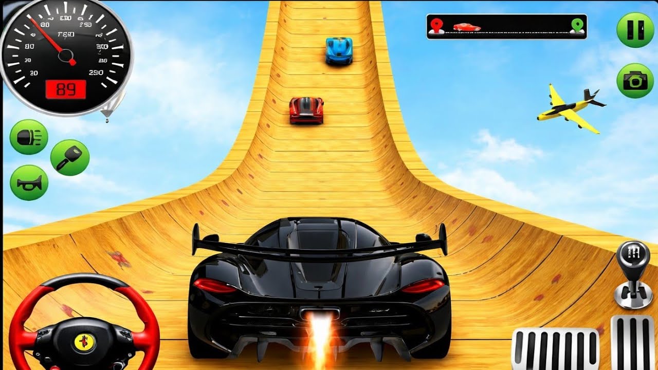 English GT Car Stunt Master : 😄 Happy stream | Playing Solo -419