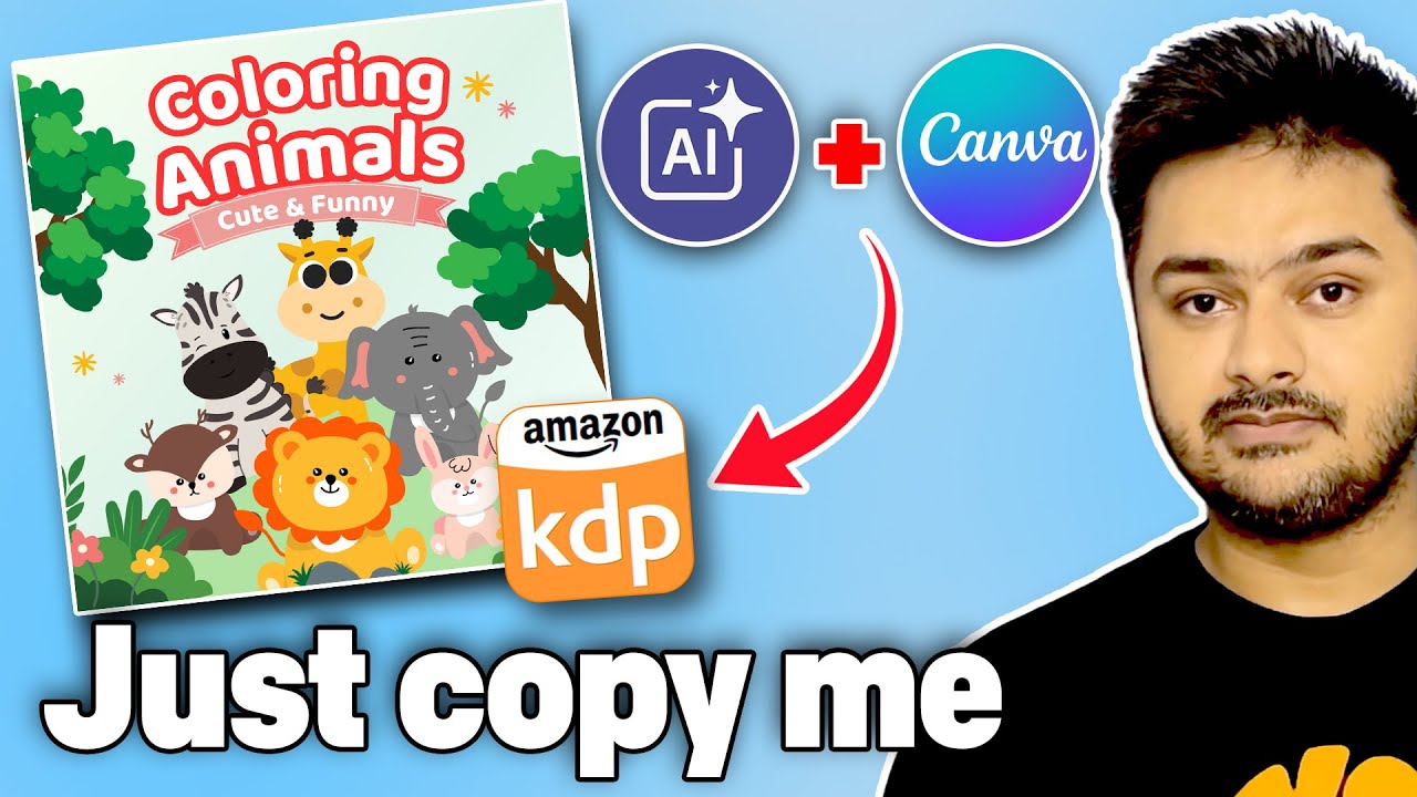 Create AMAZING Kids Coloring Books FAST and Sell on Amazon KDP | Step-by-Step Tutorial (2025)