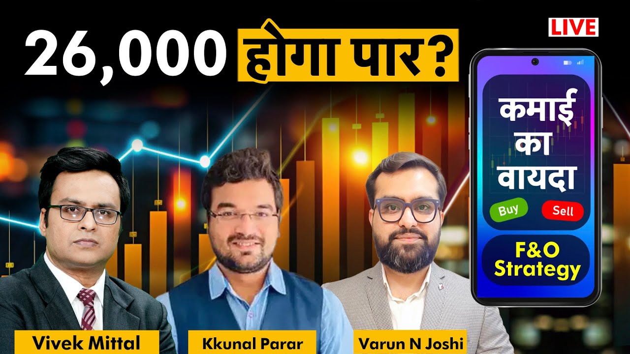 F&O Live: RIL. TCS, IOC, Infosys, HUL, GMDC, Gail , REC, Adani Green में क्या करें?