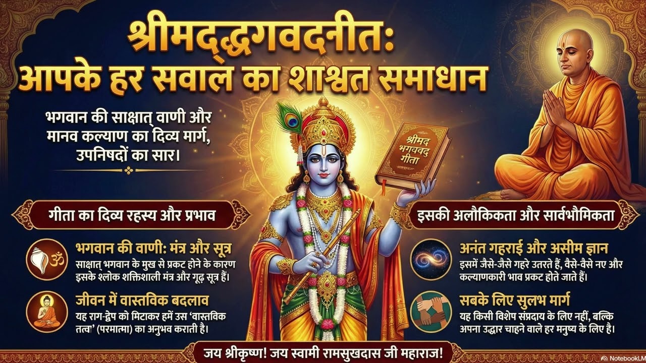 श्रीमद्भगवद्गीता आपके हर सवाल का शाश्वत समाधान