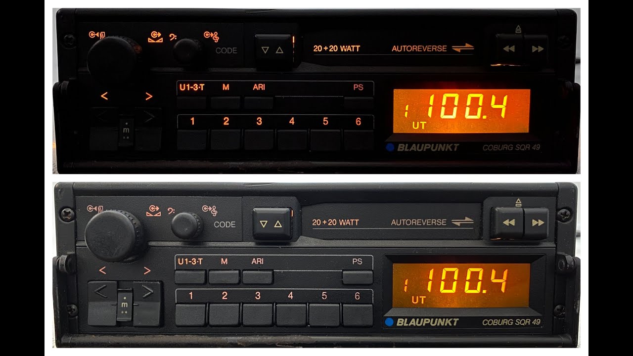 1980s Blaupunkt Coburg SQR 49 Car Cassette Radio Player / Testing - For Sale