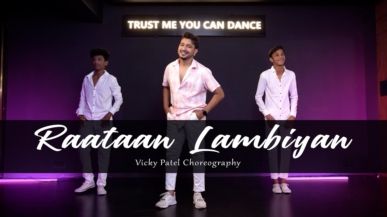 Raataan Lambiyan Dance | Vicky Patel Choreography With Tutorial