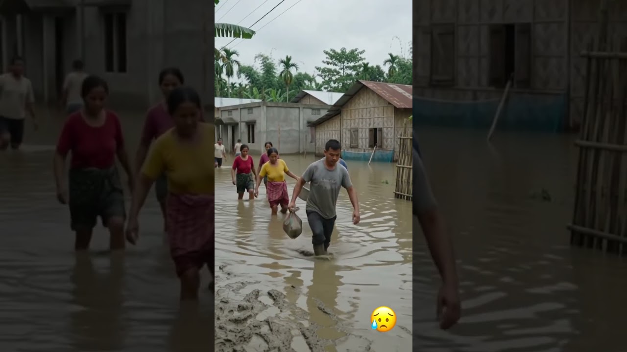 upper Assam flood #viralvideo #shorts