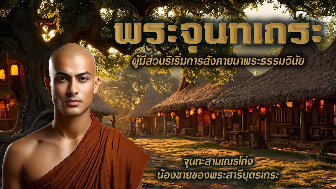 พระจุนทเถระ | น้องชายพระสารีบุตรเถระ | ผู้มีส่วนริเริ่มในการสังคายนาพระธรรมวินัย