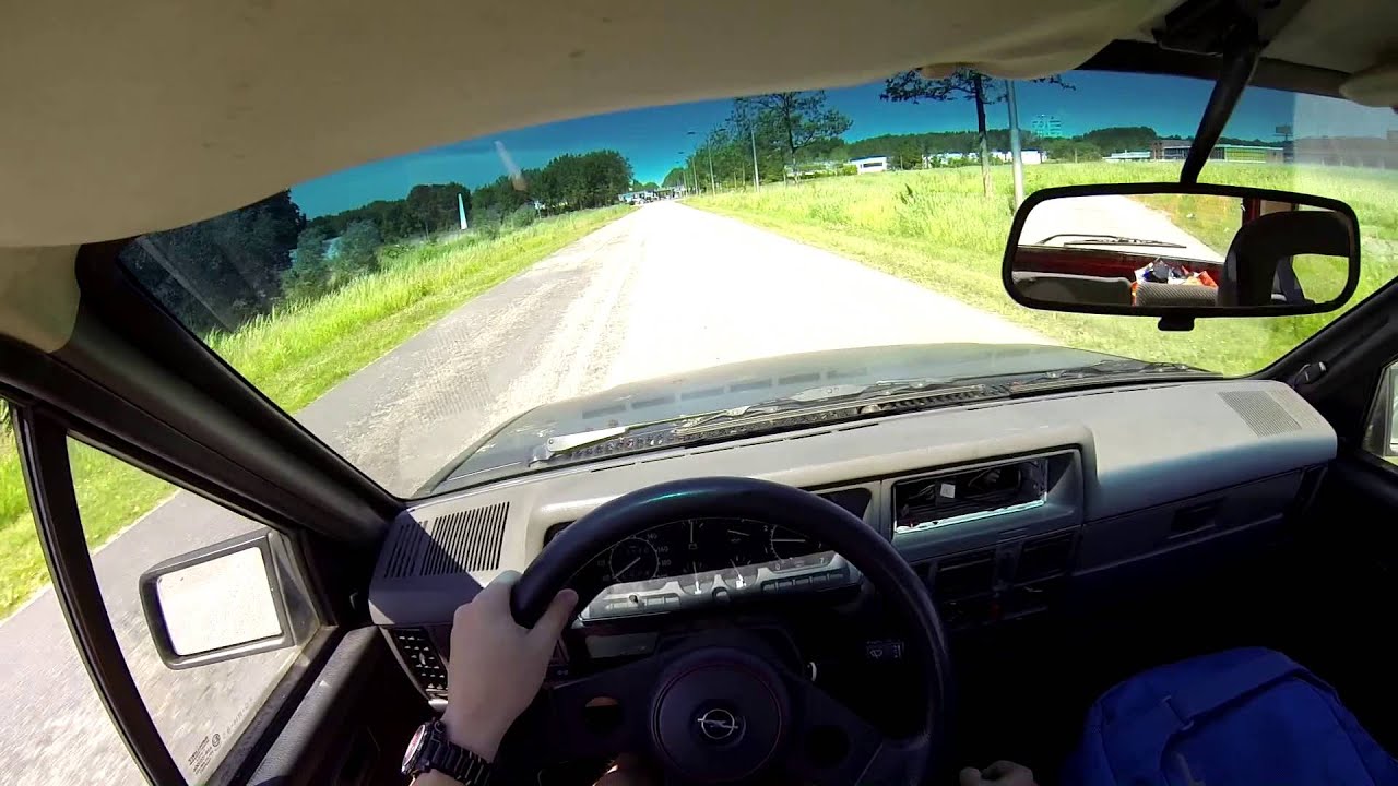 Opel Corsa A C20XE 0-100 (0-60) acceleration // Vauxhall Nova