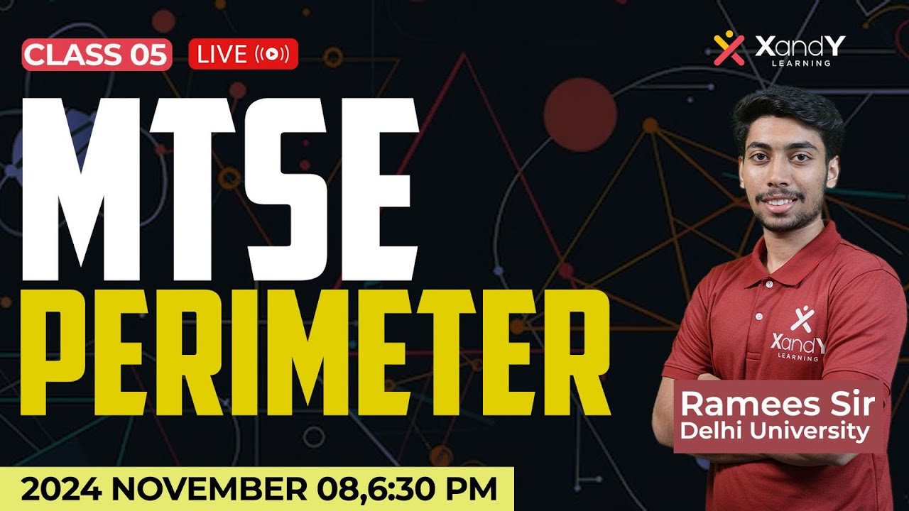 MTSE LIVE | PERIMETER | Maths Talent Search Examination | Class 5 #mtse #surequestions
