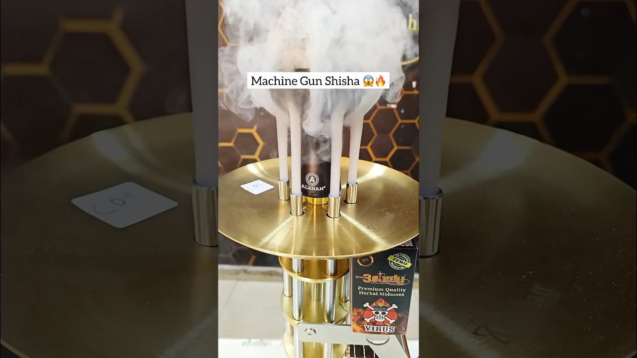 Machine Gun Shisha 😱😱 | Smoke Like Bullet 😳😳 | Designer Article | Alshan World #viral #hookah